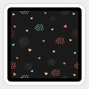 Hearts Sticker